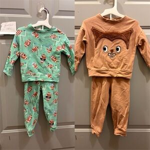 Birdie Bean Jogger Sweatsuit Bamboo Bundle, 12-18 months